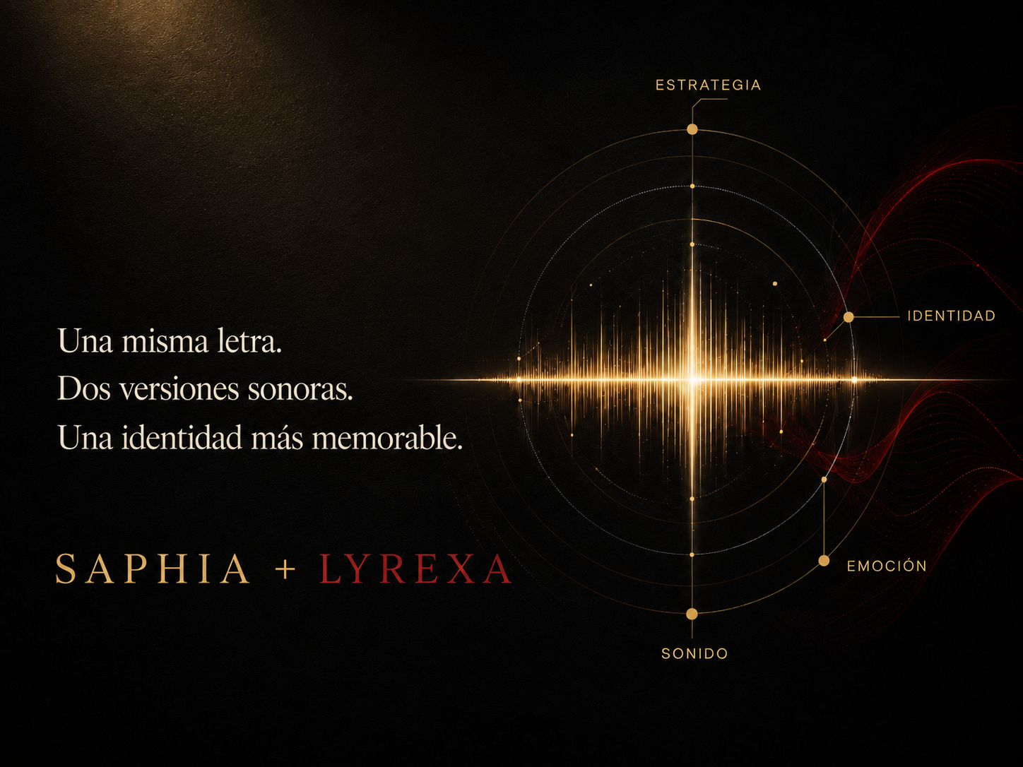 Canción estratégica de marca SAPHIA y LYREXA